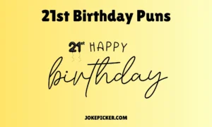 21st Birthday Puns