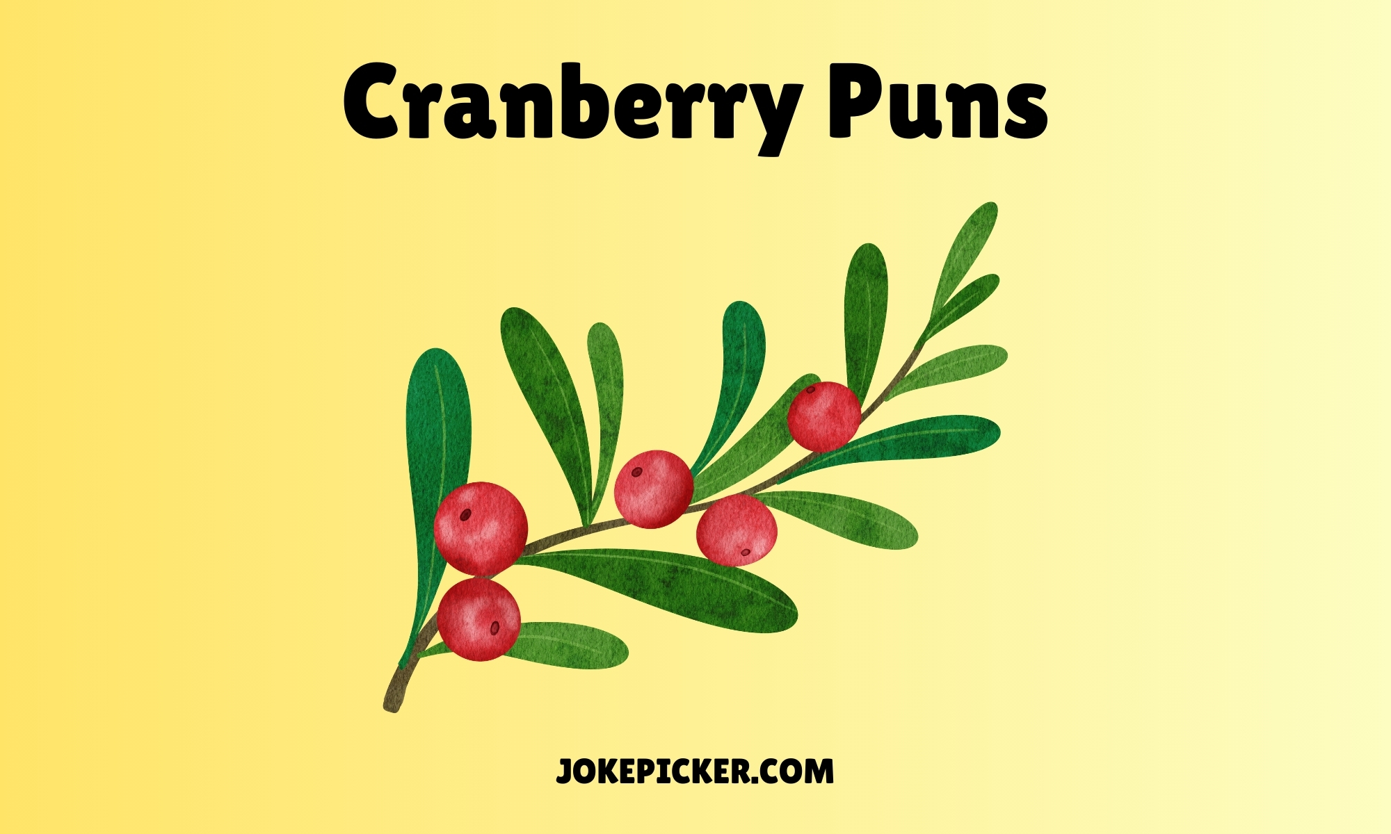 Cranberry Puns