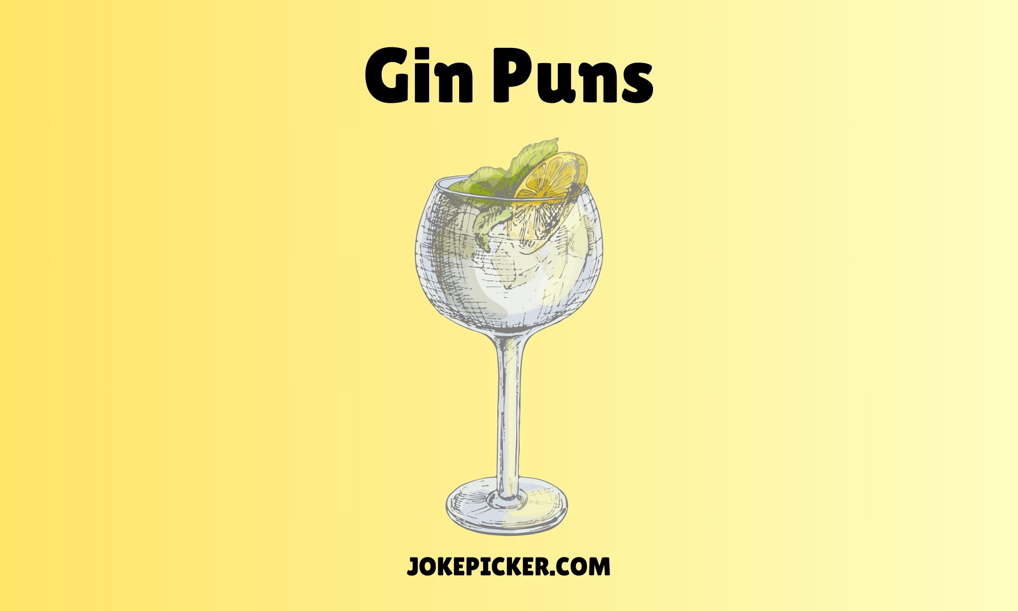 Gin Puns