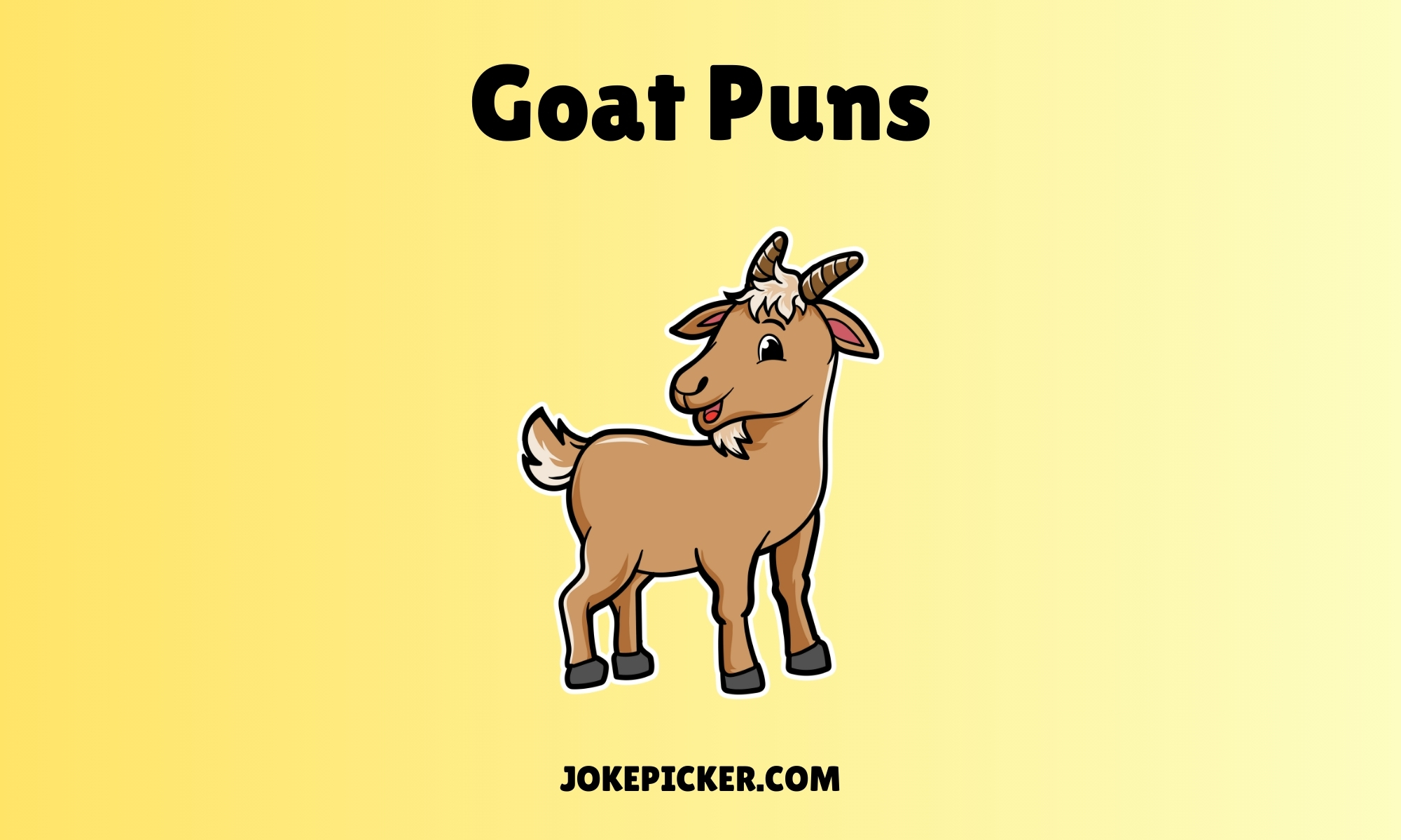 Goat Puns