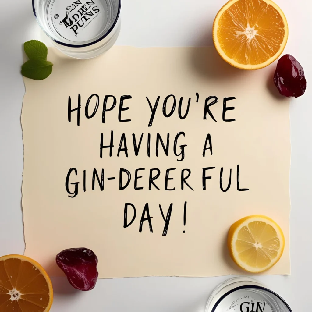 Gin Puns