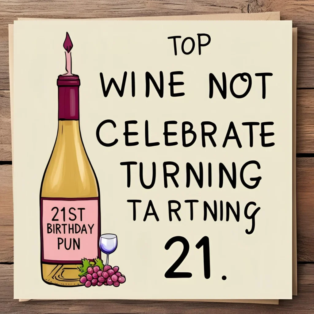 Top 21st Birthday Pun