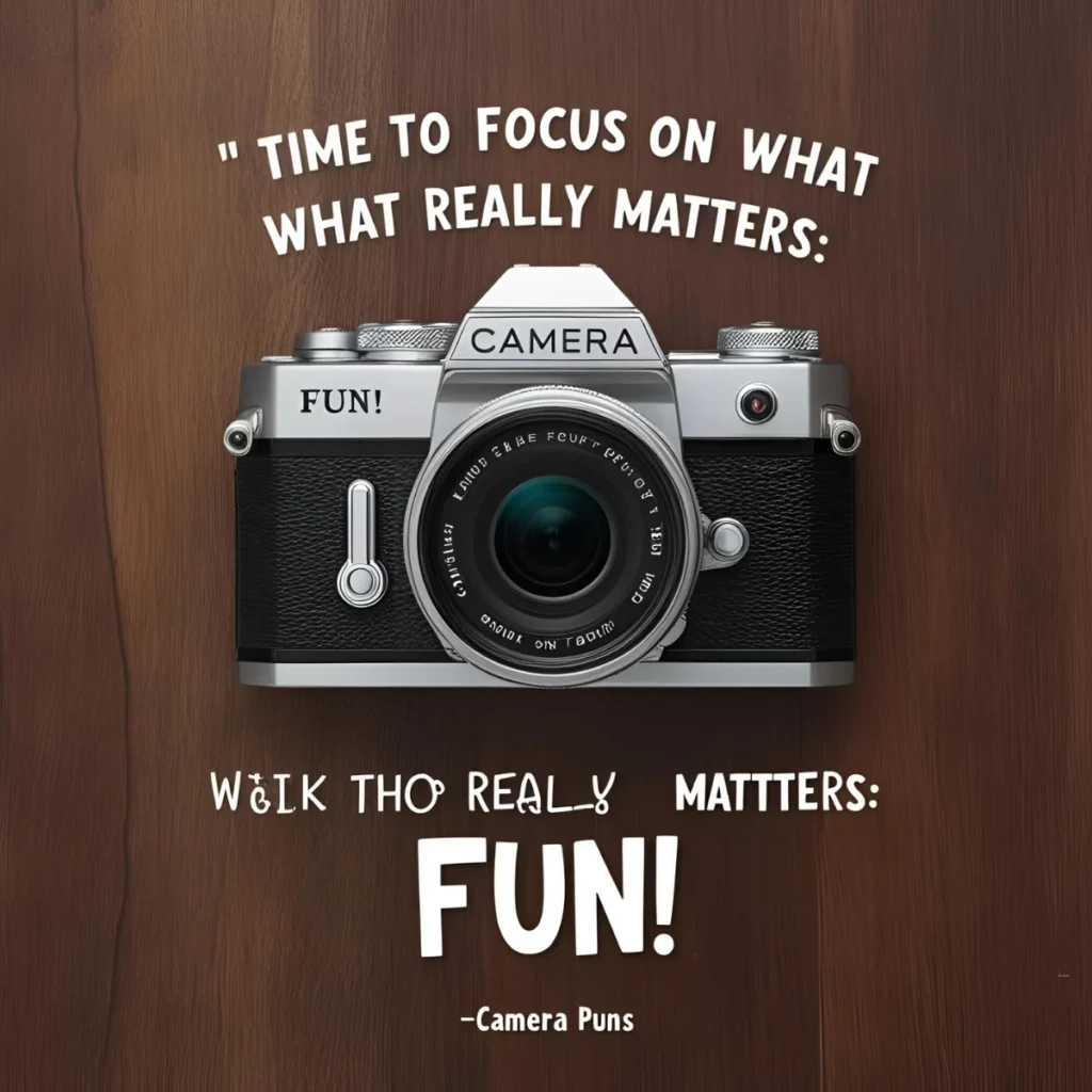 Camera Puns
