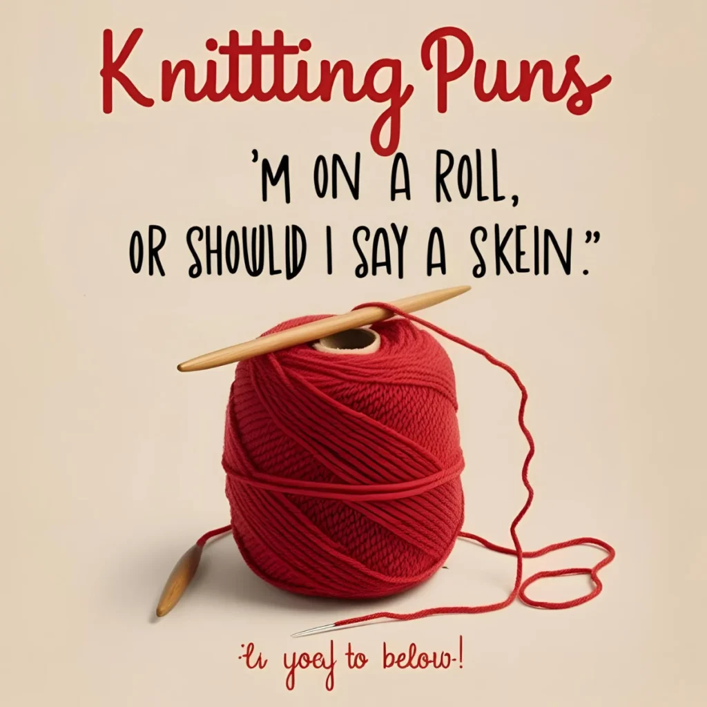 Knitting Puns