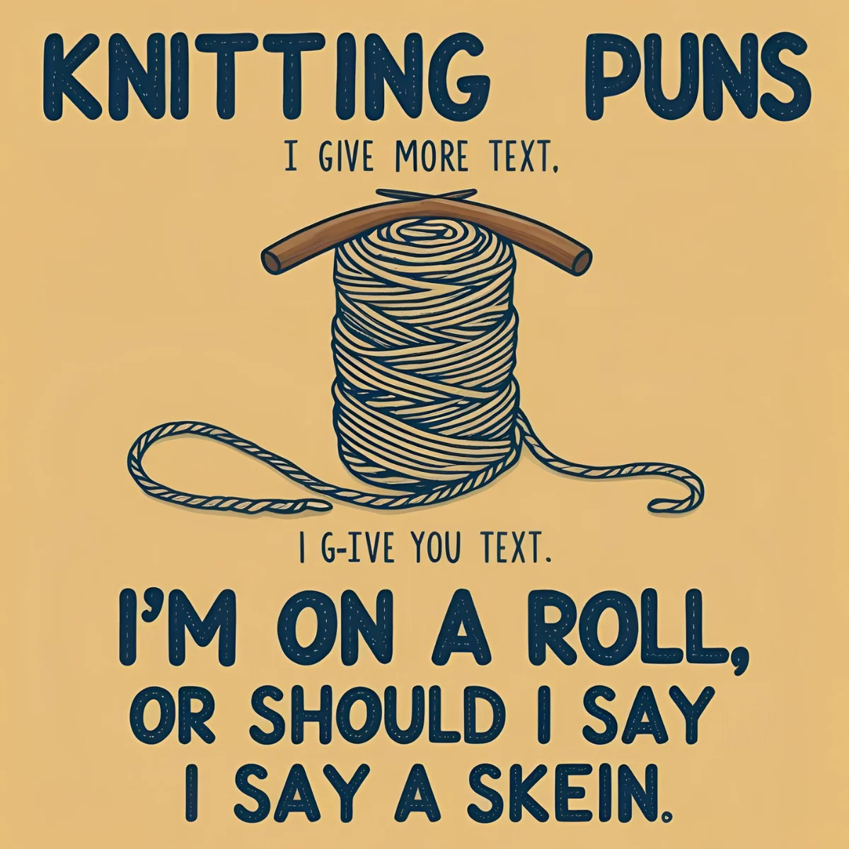 Knitting Puns