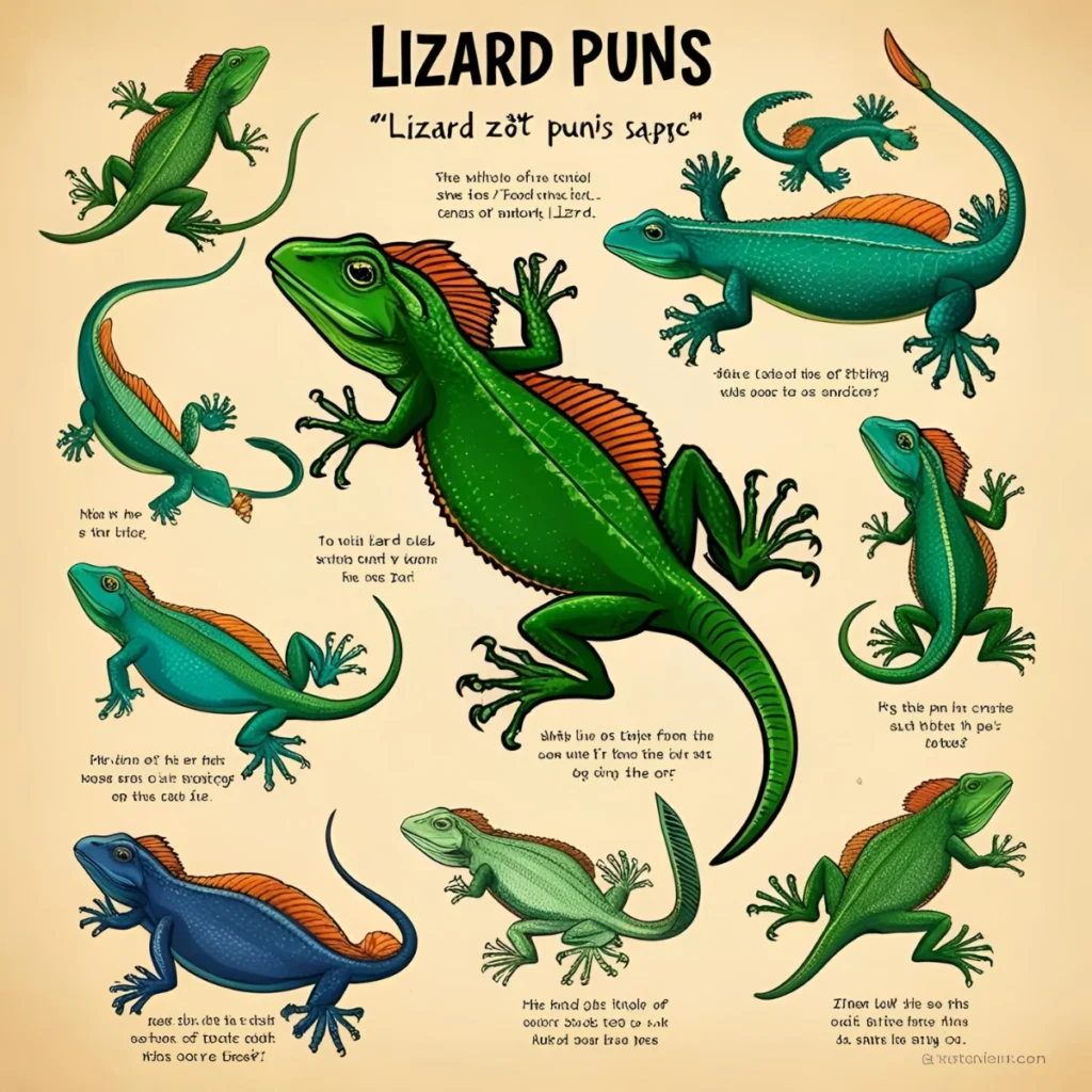 Lizard Puns