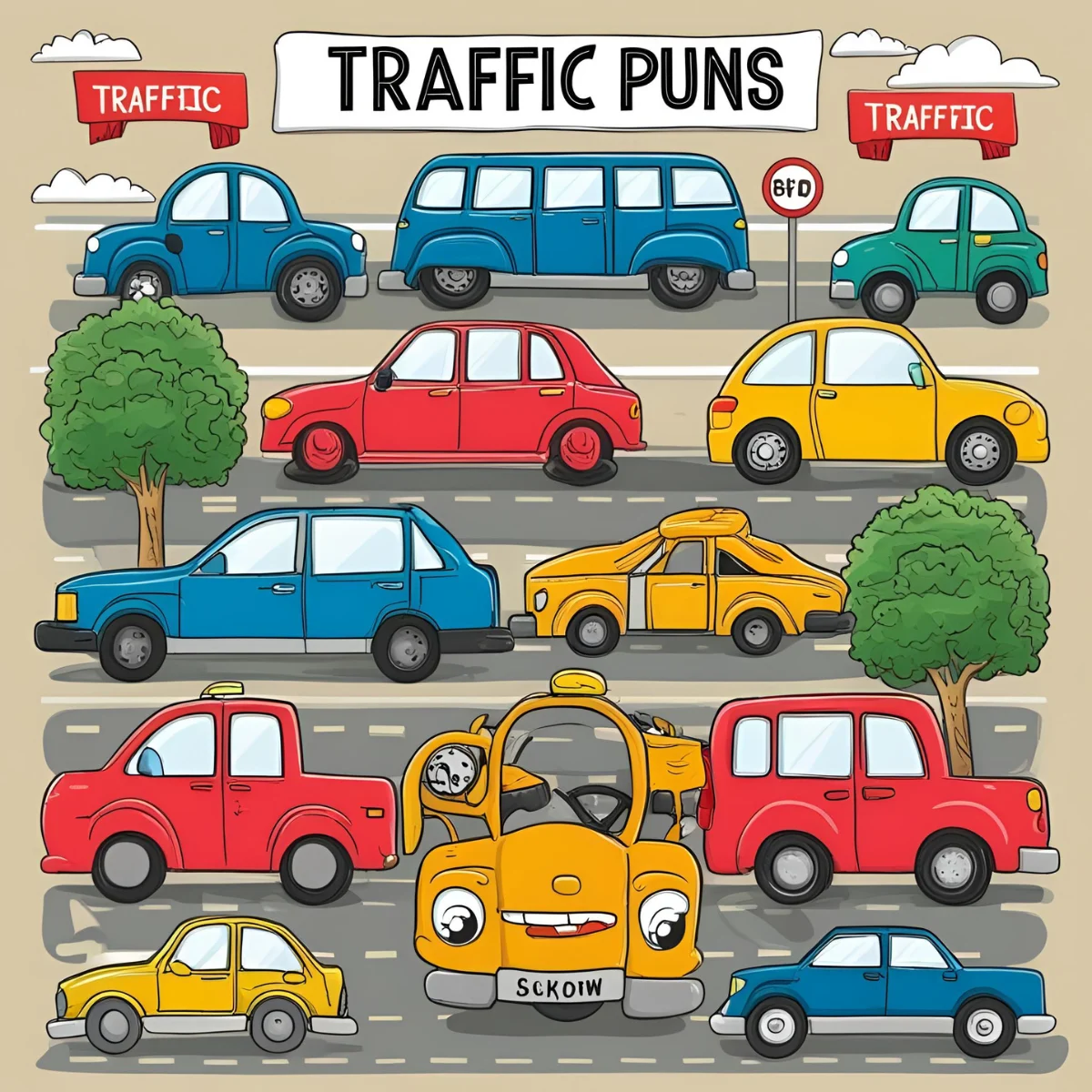Traffic Puns
