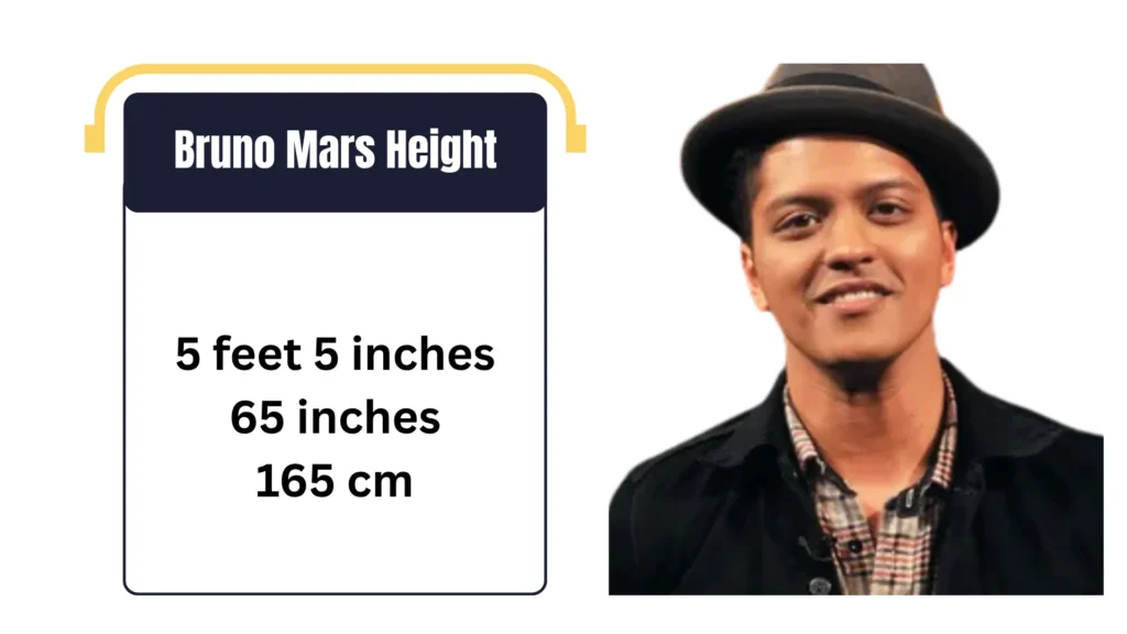Bruno Mars Height