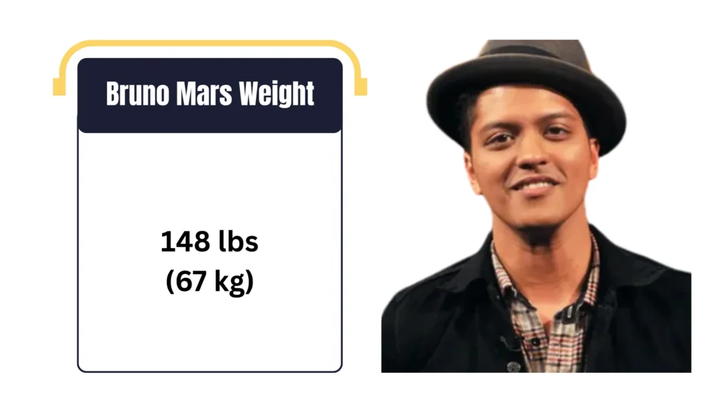 Bruno Mars Weight