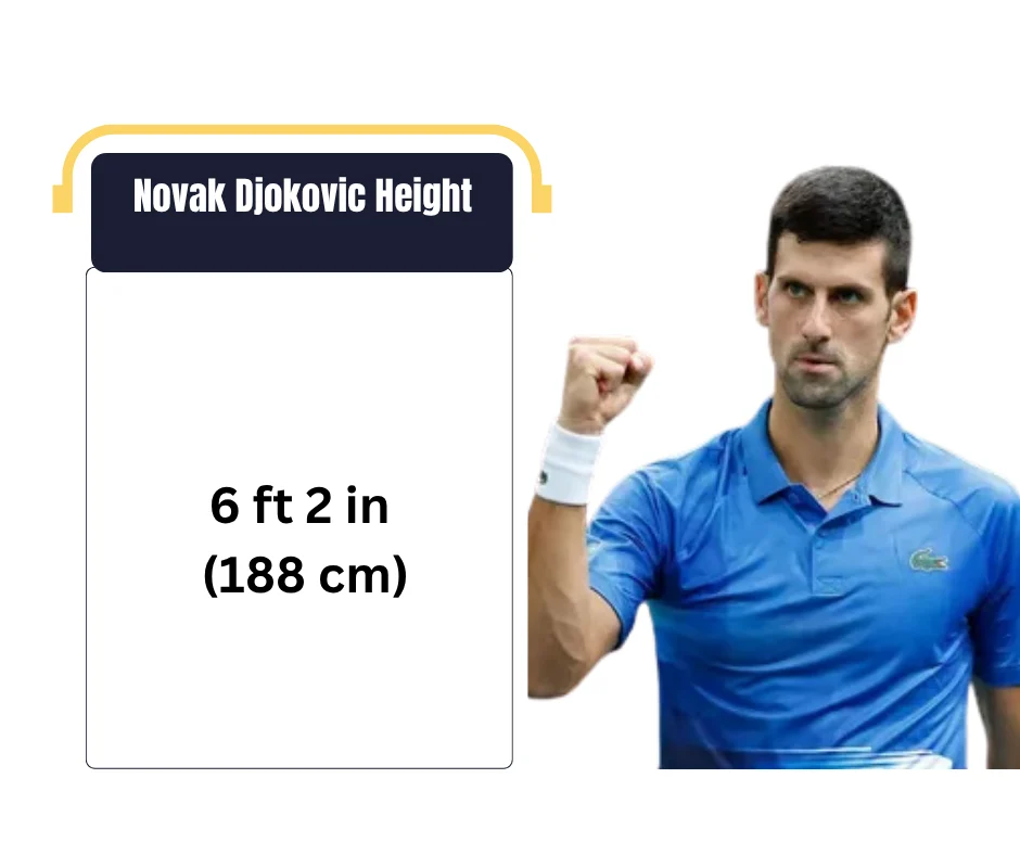 Novak Djokovic Height